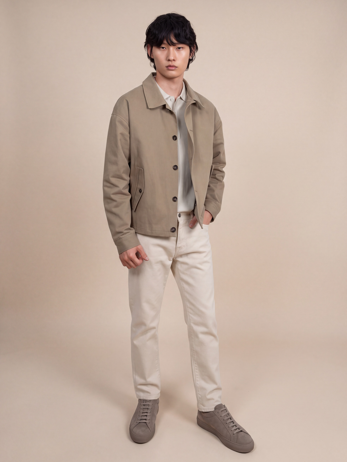 [size: Kevin is 168cm and wears size S] 