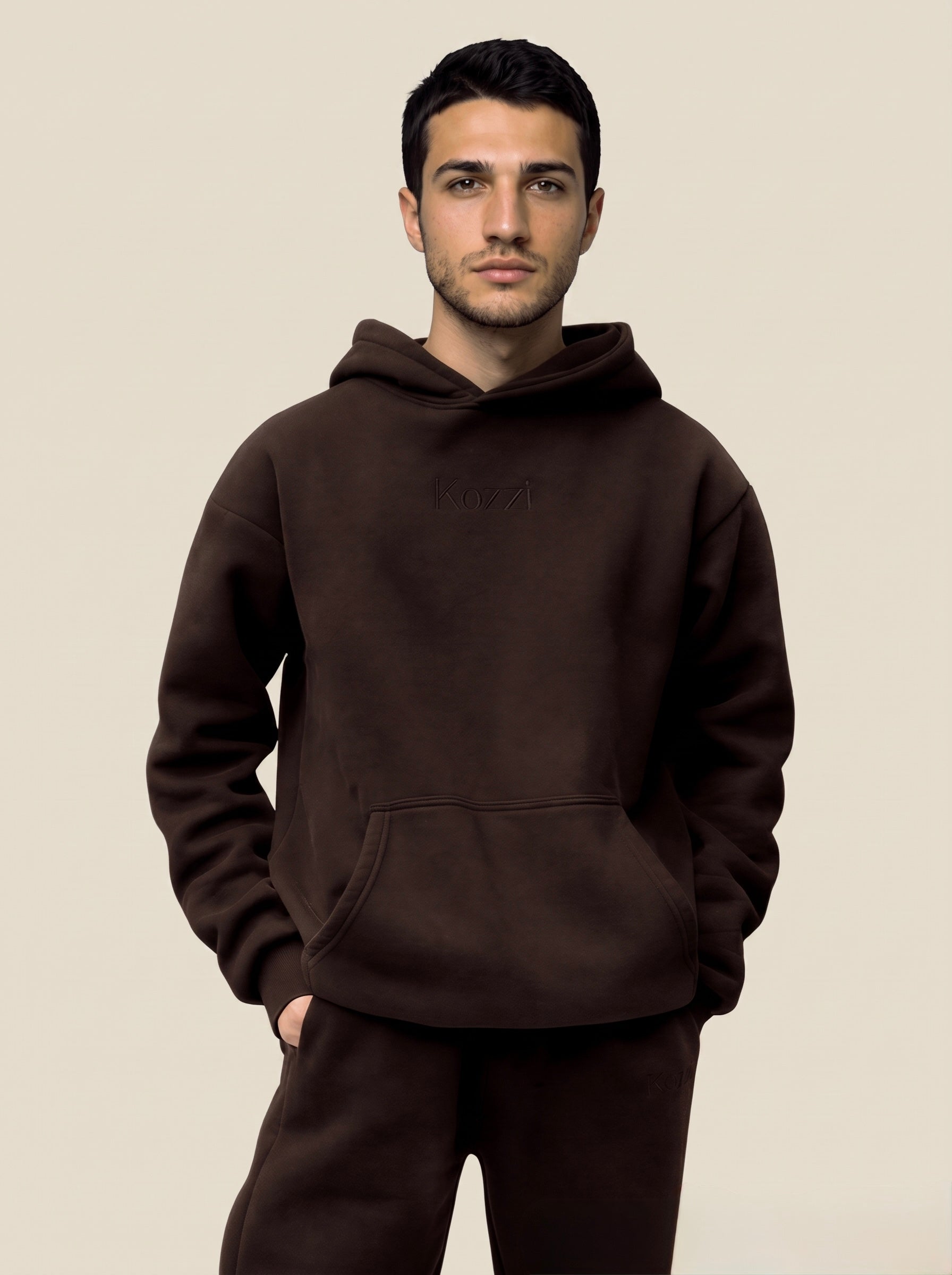 [size: Nick is 170cm and wears size S] #color/chocolate