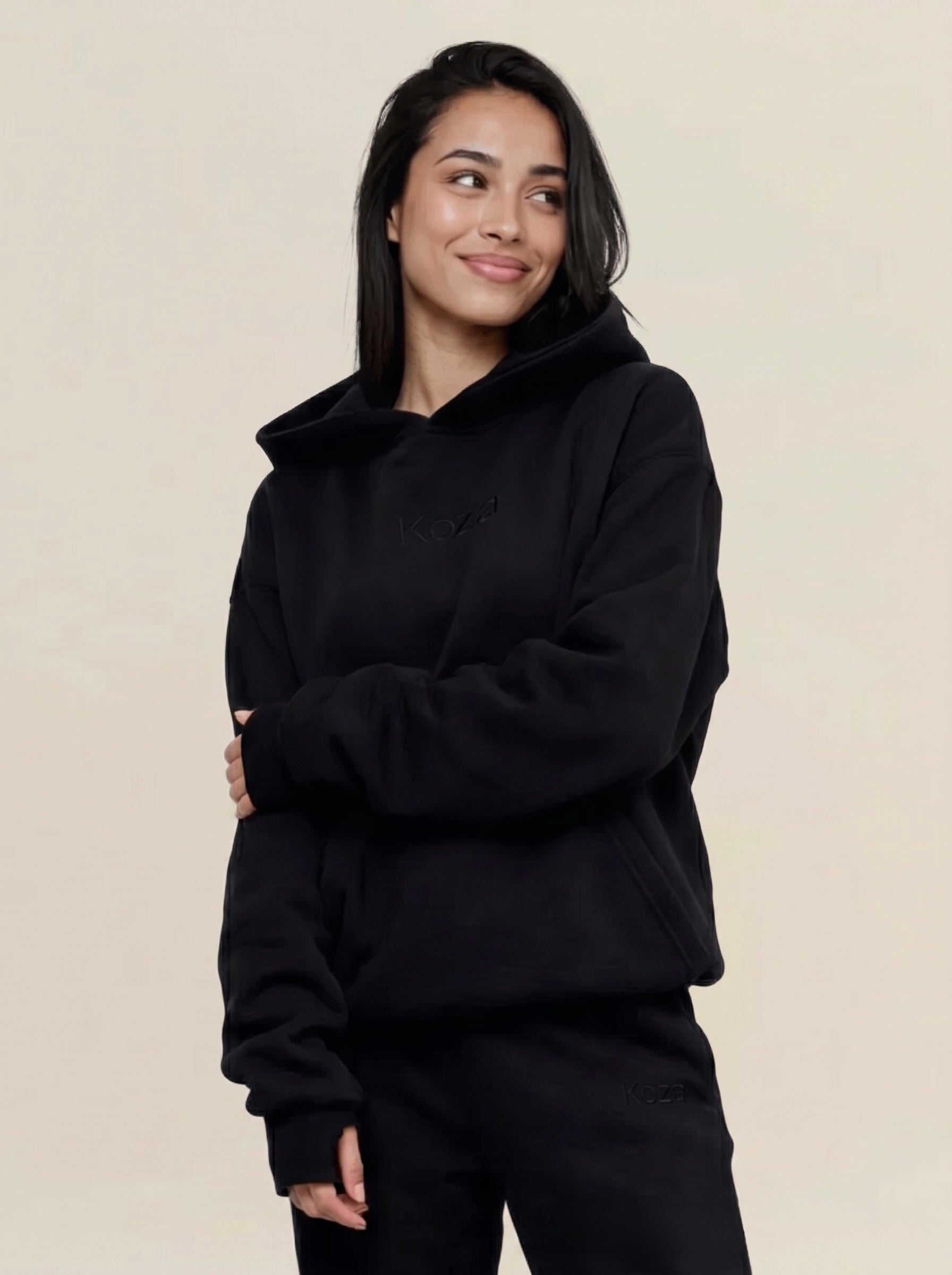 [size: Gab is 160cm and wears size XS] #color/obsidian